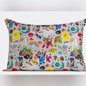 Lisa Frank X KIT•SCH Satin Pillow Case Fantastic World  Standard 26"x19" NIB